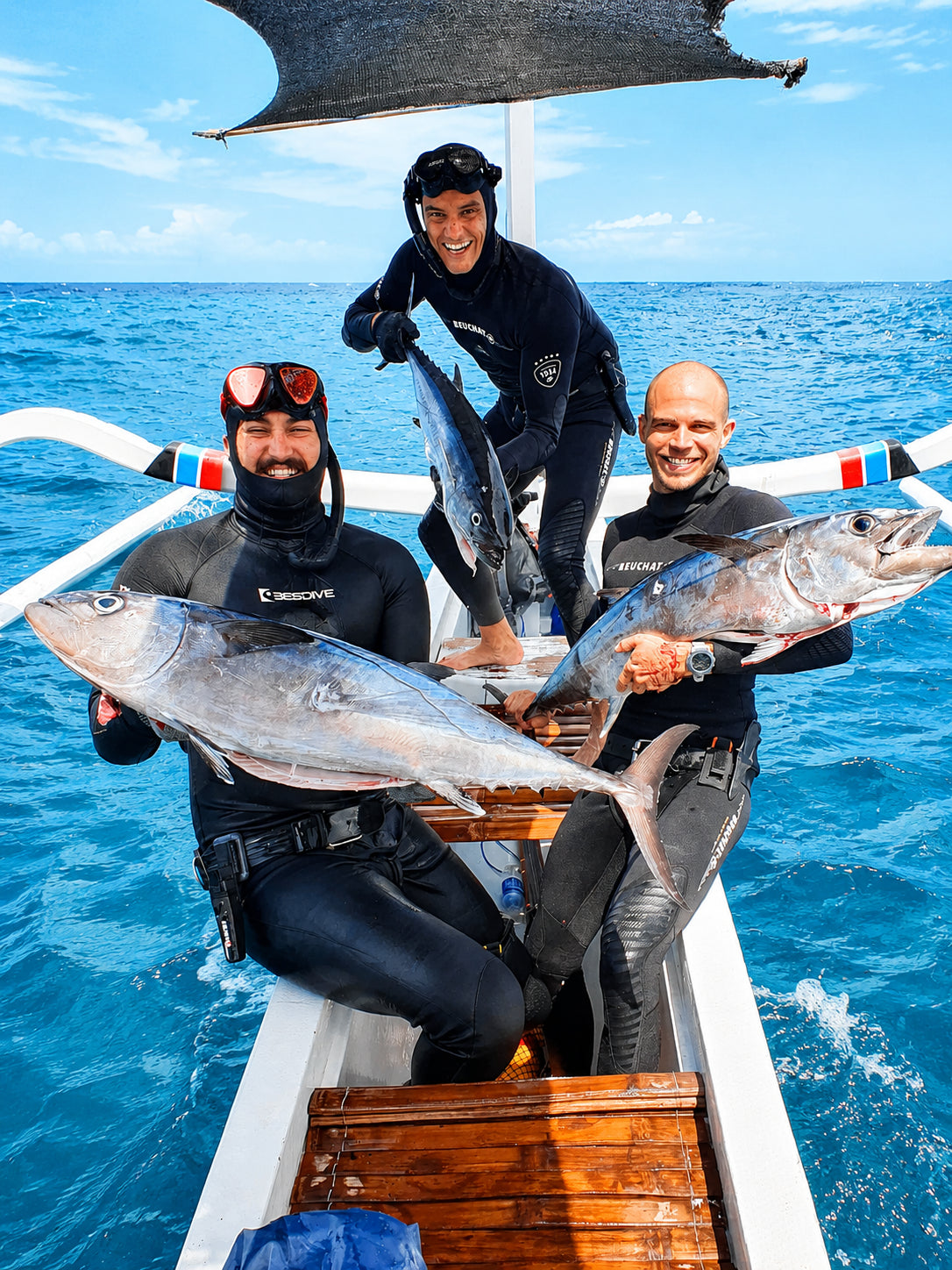 A great day shooting local Amed Doggies with @jarrodbriffa @saltymammals and spearfishing guide Reeve.